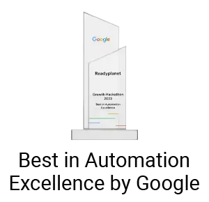 Readyplanet Best in Automation Excellence by Google